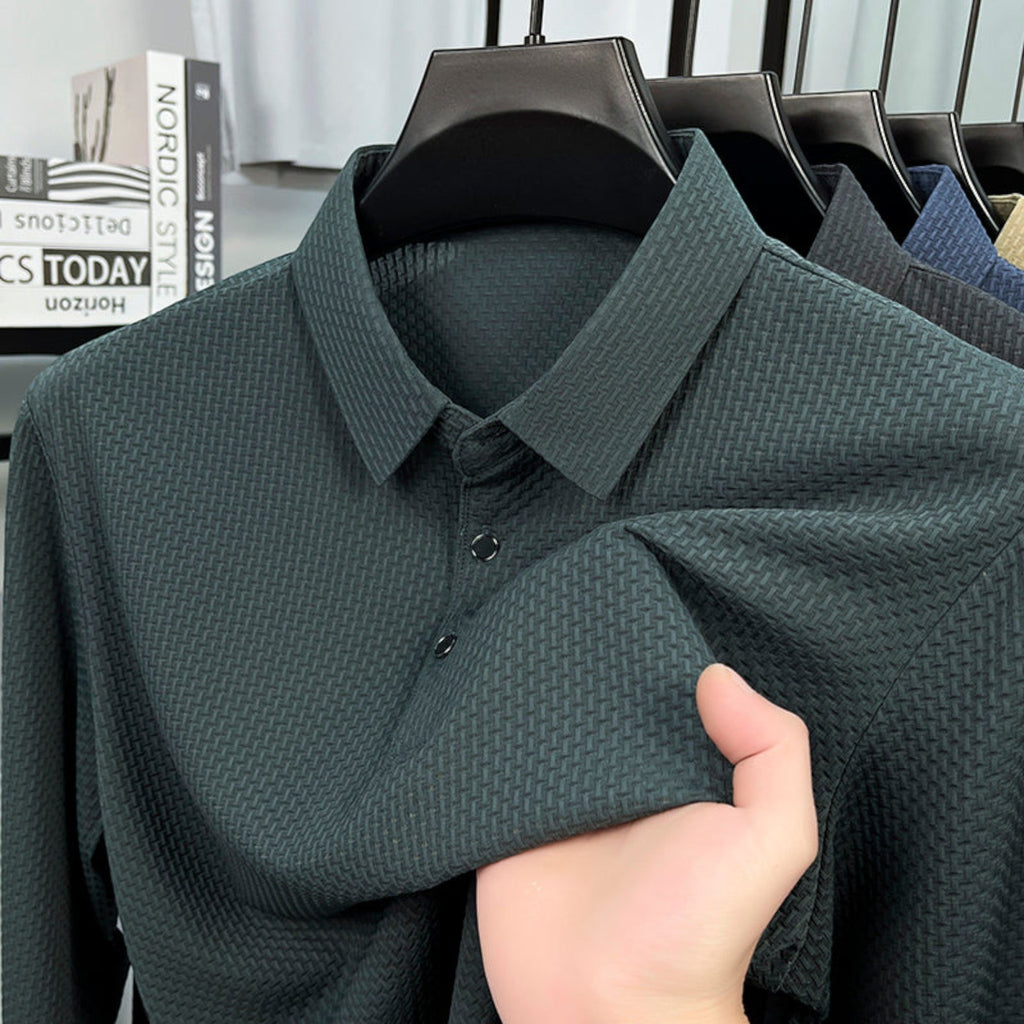 Xavier Breathable Long Sleeve Polo