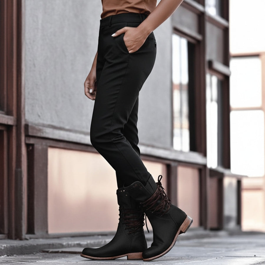 Timeless Lace-Up Style