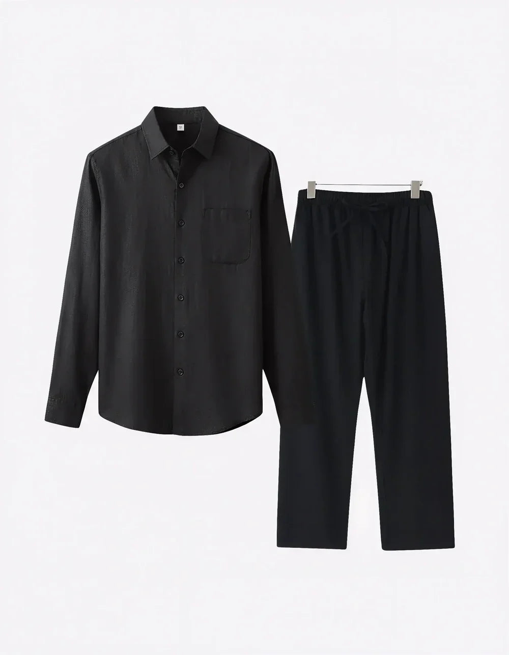 Linen Lifestyle Set – Black & Black - Mance Wear S