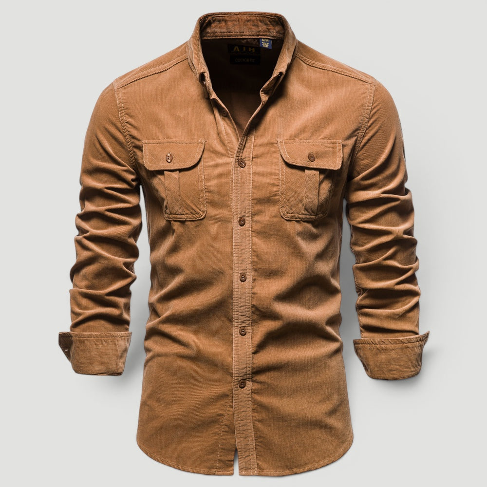 James Button-Up Corduroy Shirt