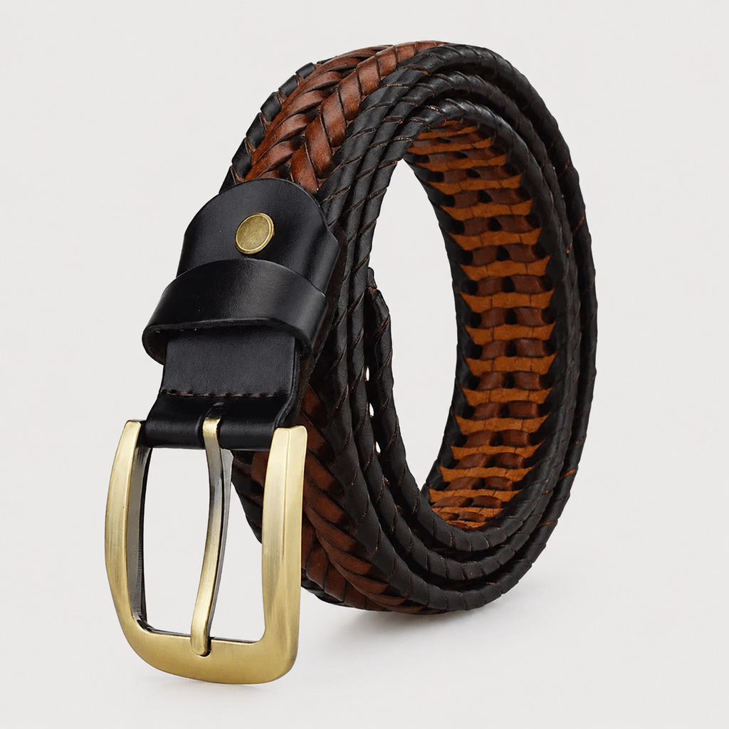 Dean Braided Leather Belt
