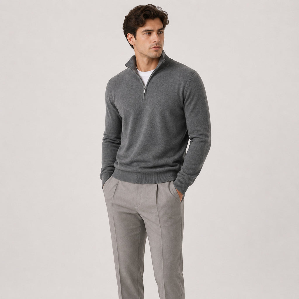 Toby Quarter Zip Knit Pullover