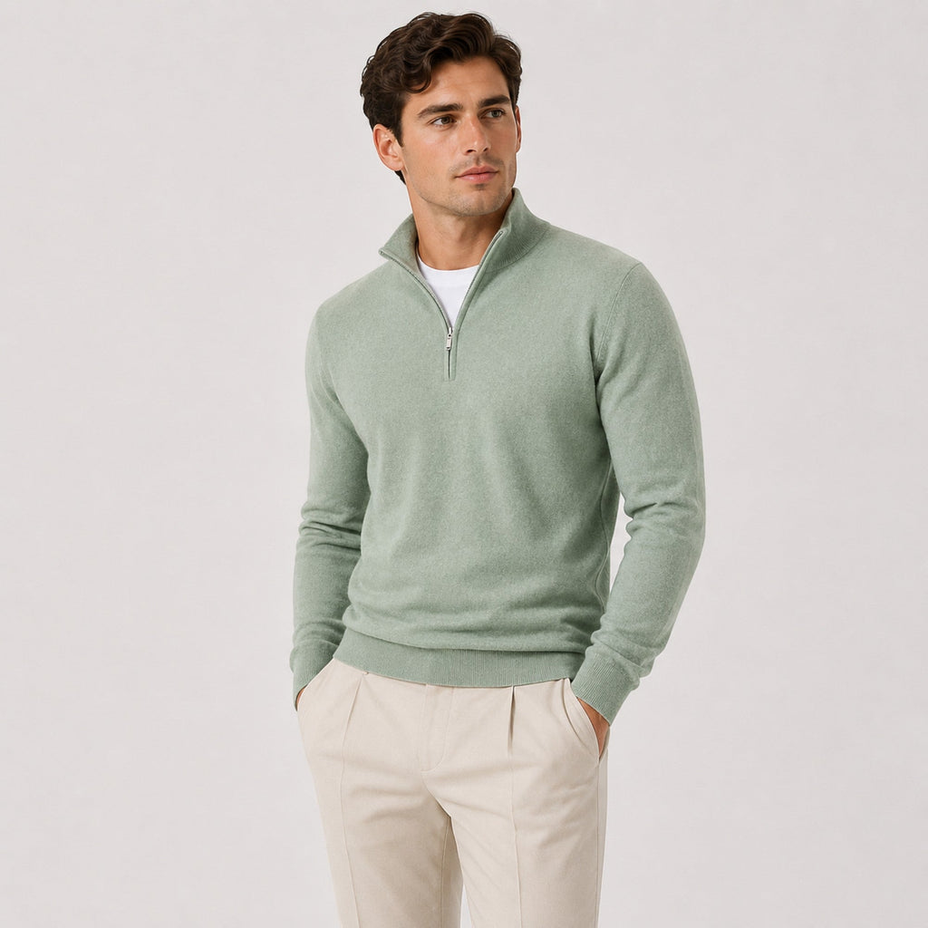 Toby Quarter Zip Knit Pullover