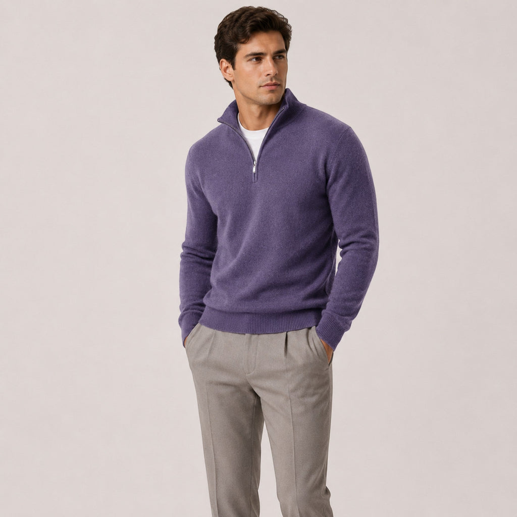 Toby Quarter Zip Knit Pullover