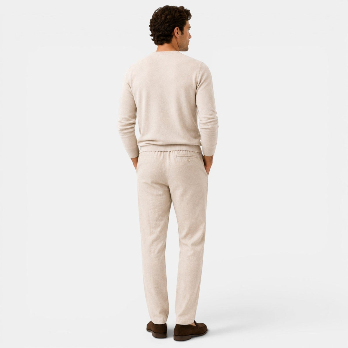 Finn Relaxed Fit Cotton Trousers