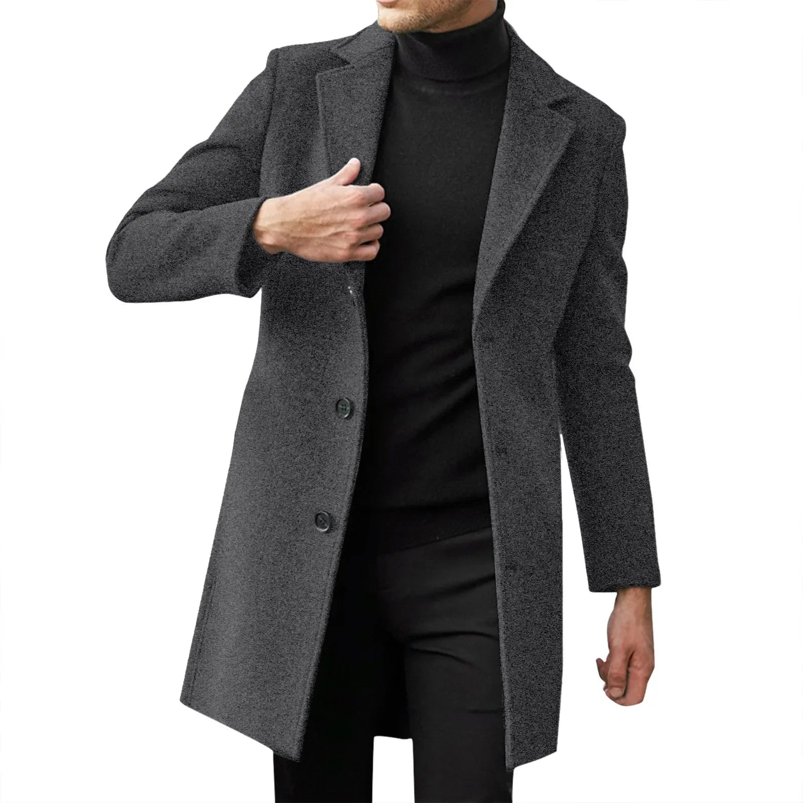 Coat Wool Urban Nero