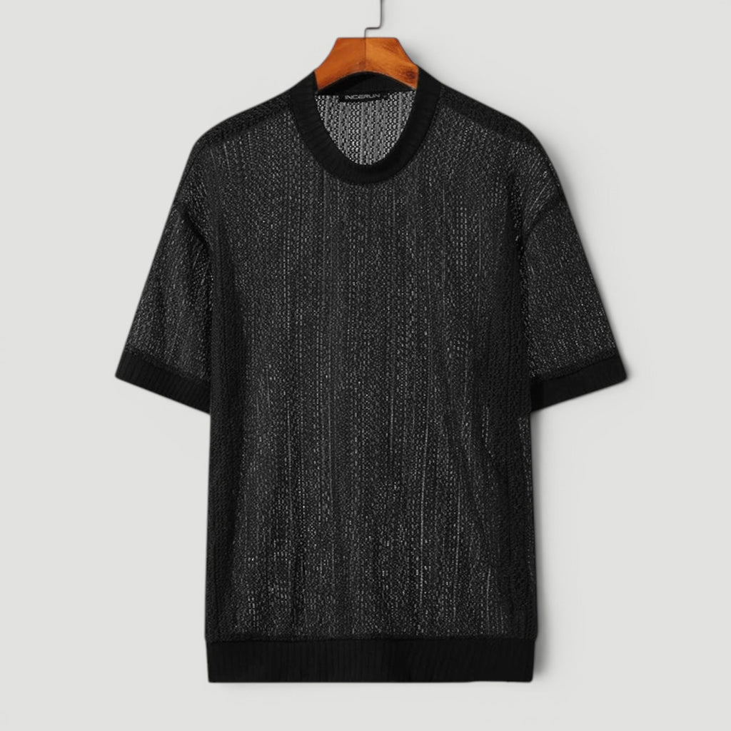 Dean | Men's Relaxed Fit Knit Textured Shirt Summer Style