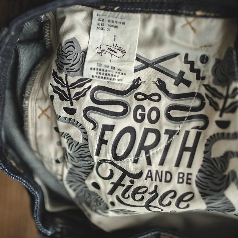 Jeans Selvedge Raw Hudson