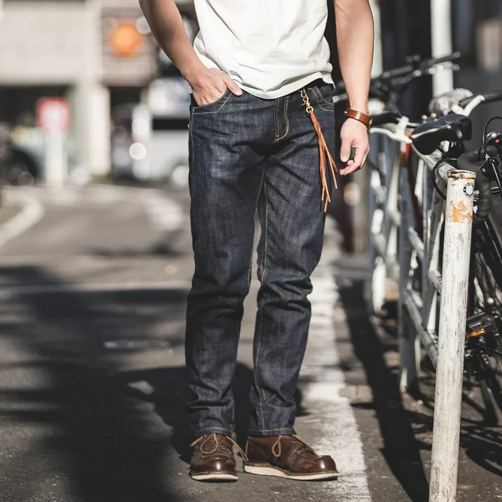 Jeans Selvedge Raw Hudson - Mance Wear Blue / 28