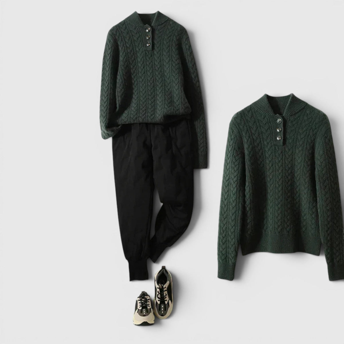 Sofia Wool Cashmere Blend Sweater