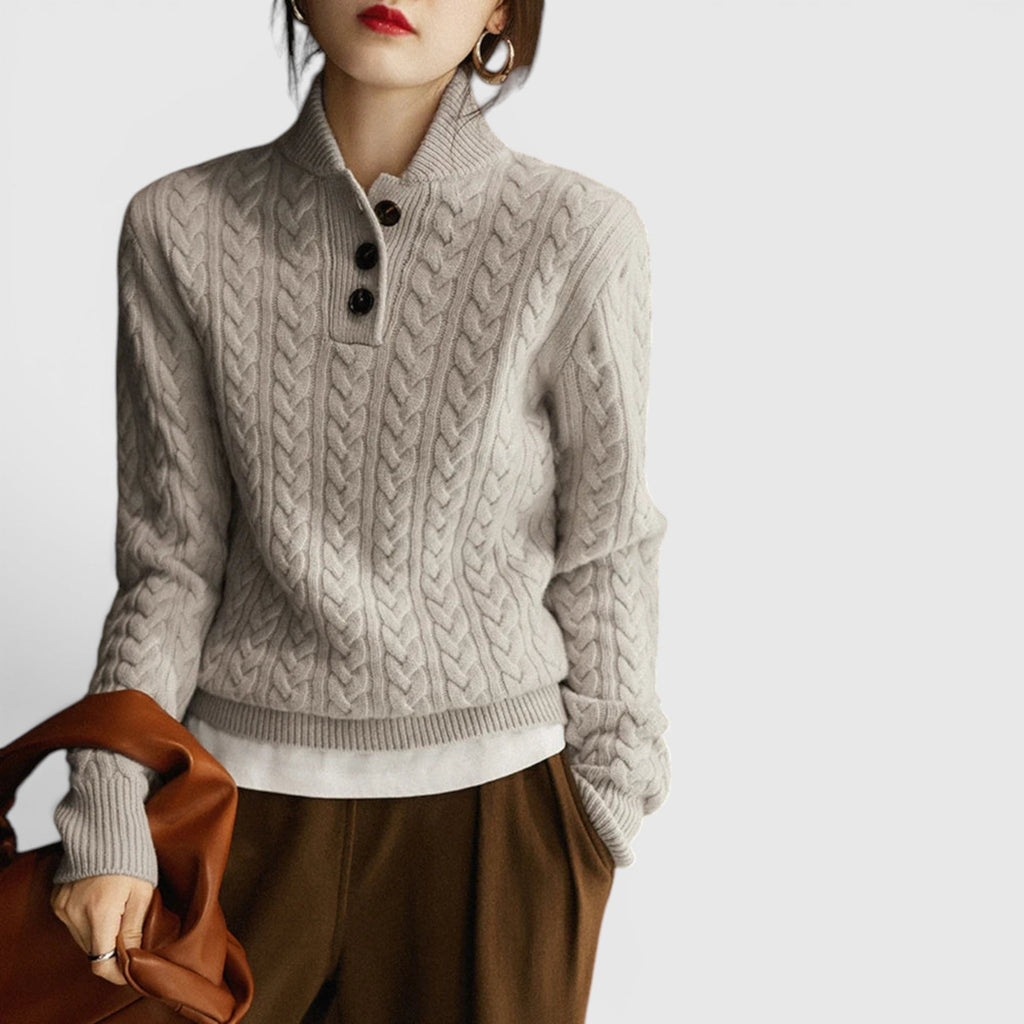 Sofia Wool Cashmere Blend Sweater