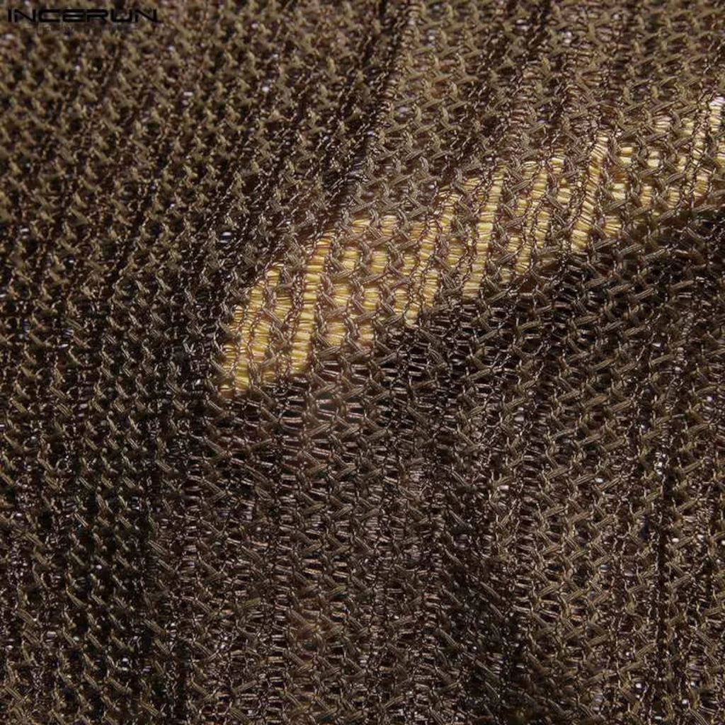 Dean | Men's Relaxed Fit Knit Textured Shirt Summer Style