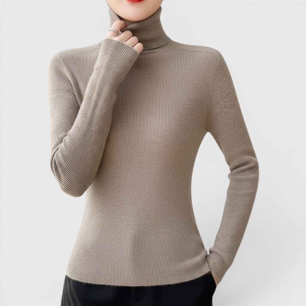 Freya Cozy Turtleneck Knit Sweater