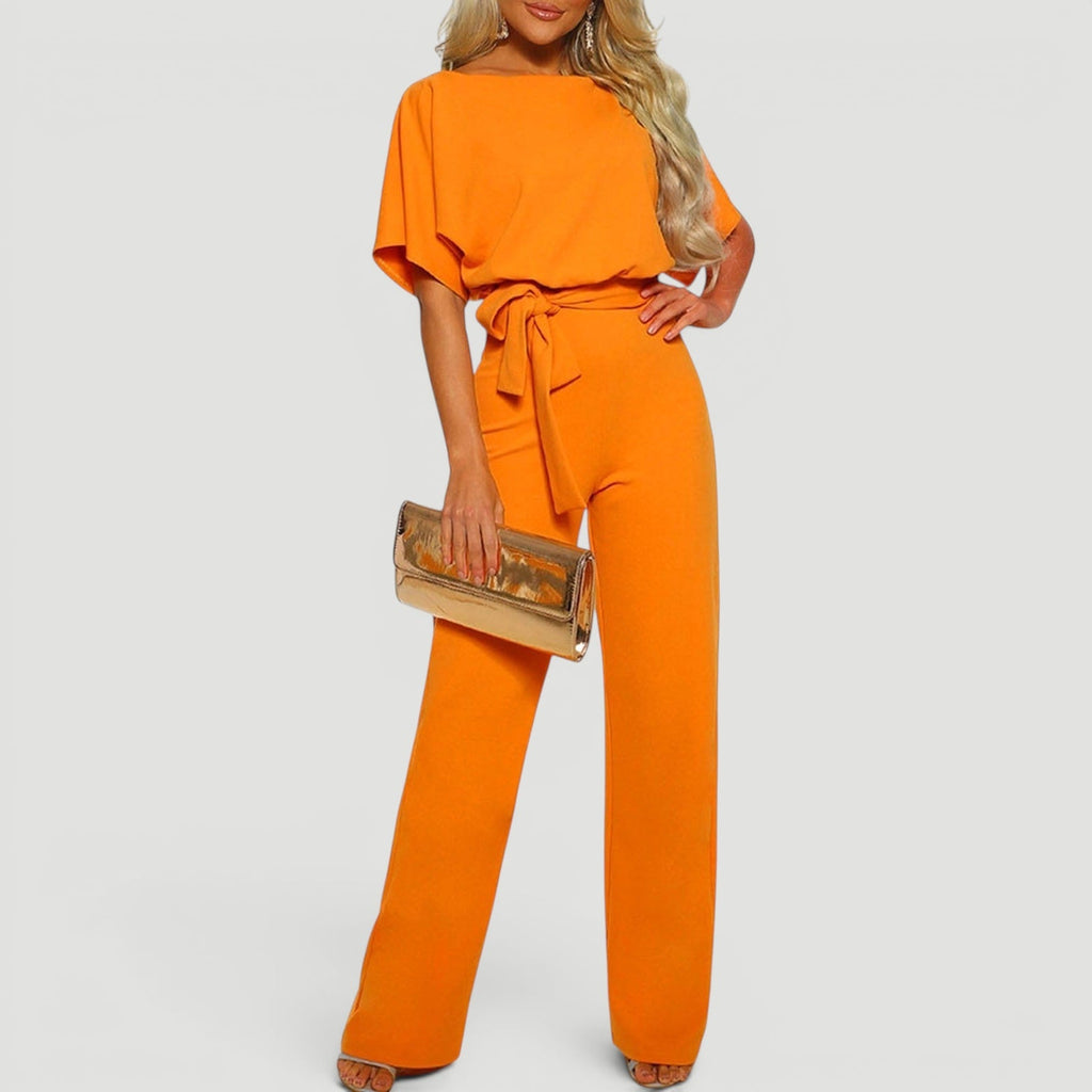 Elin High Waisted Wide Leg Jumpsuit