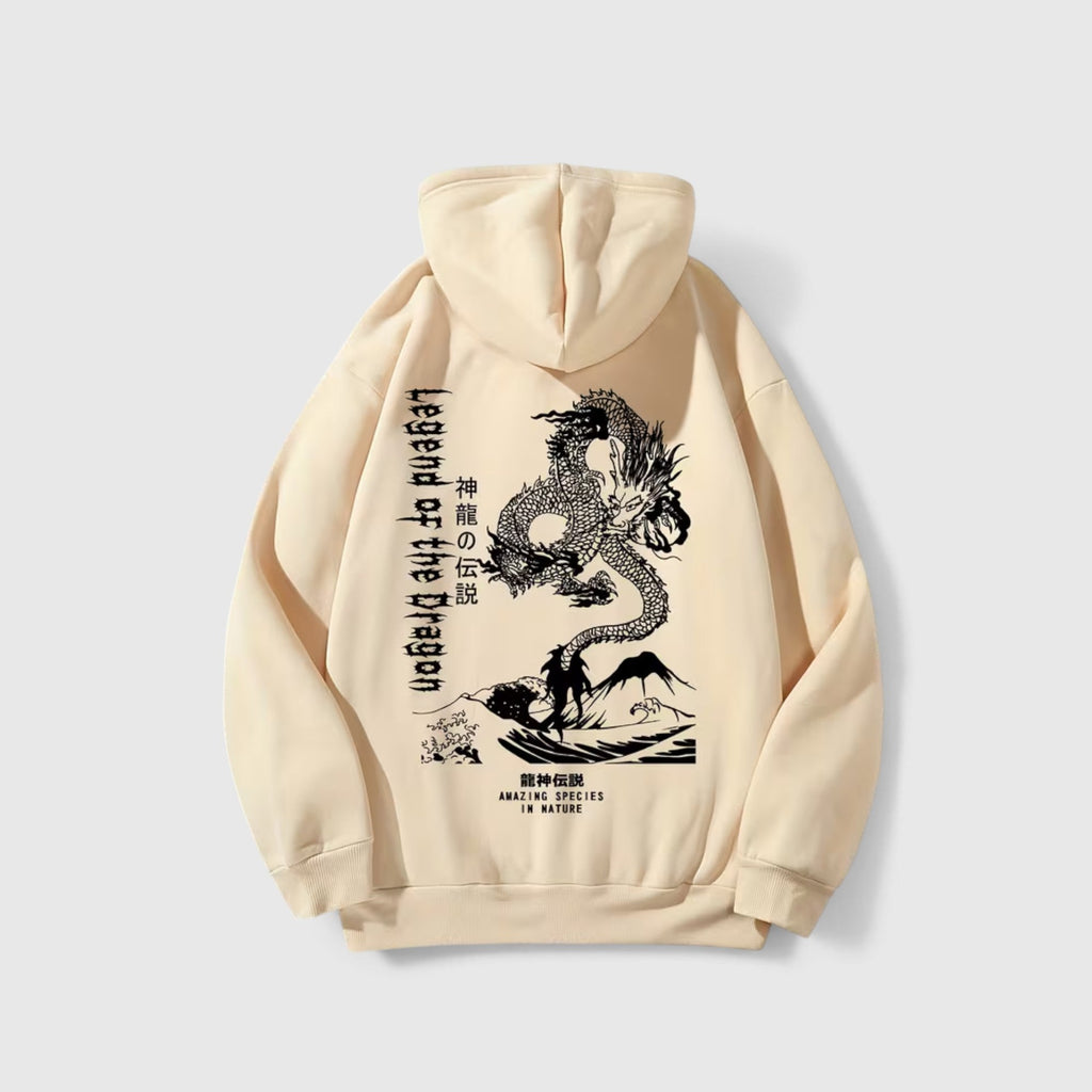 Theo Dragon Print Hoodie