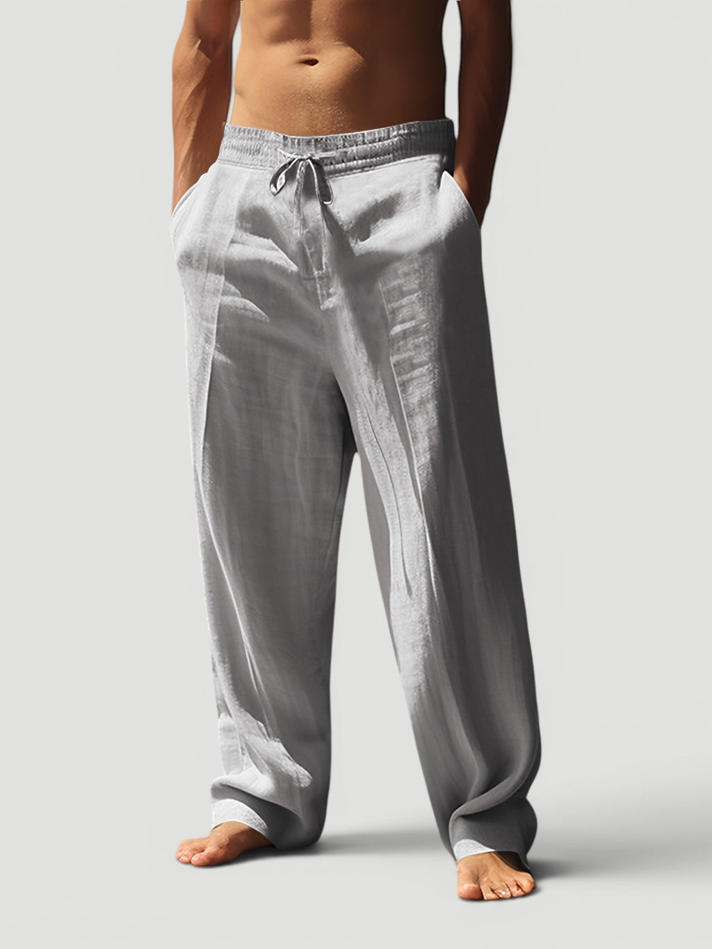 Wesley | Men’s Breathable Everyday Linen Trousers