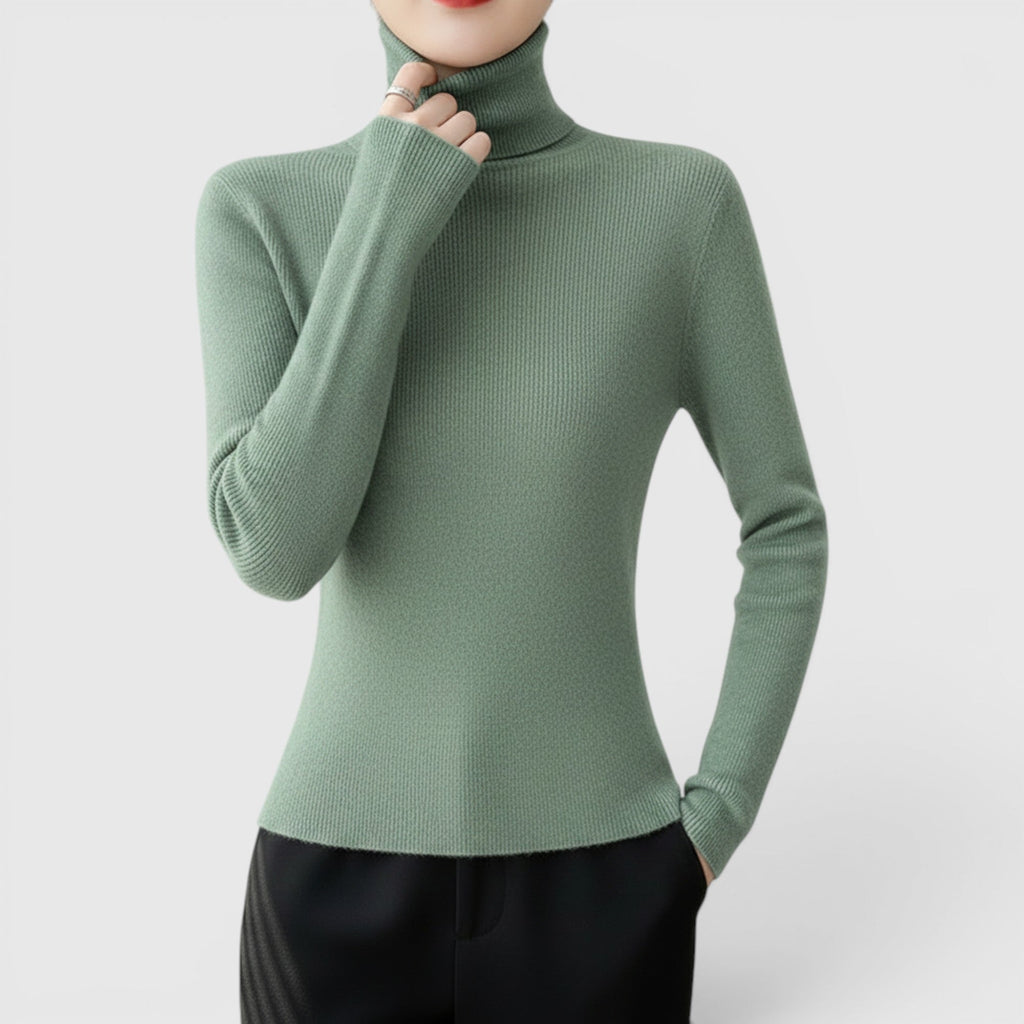 Freya Cozy Turtleneck Knit Sweater