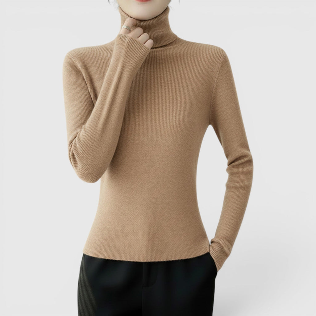 Freya Cozy Turtleneck Knit Sweater