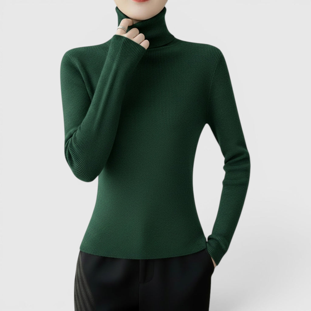 Freya Cozy Turtleneck Knit Sweater