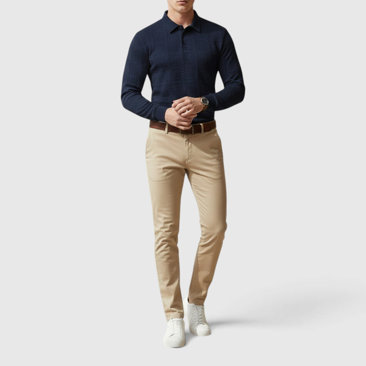 Lewis Textured Polo Shirt