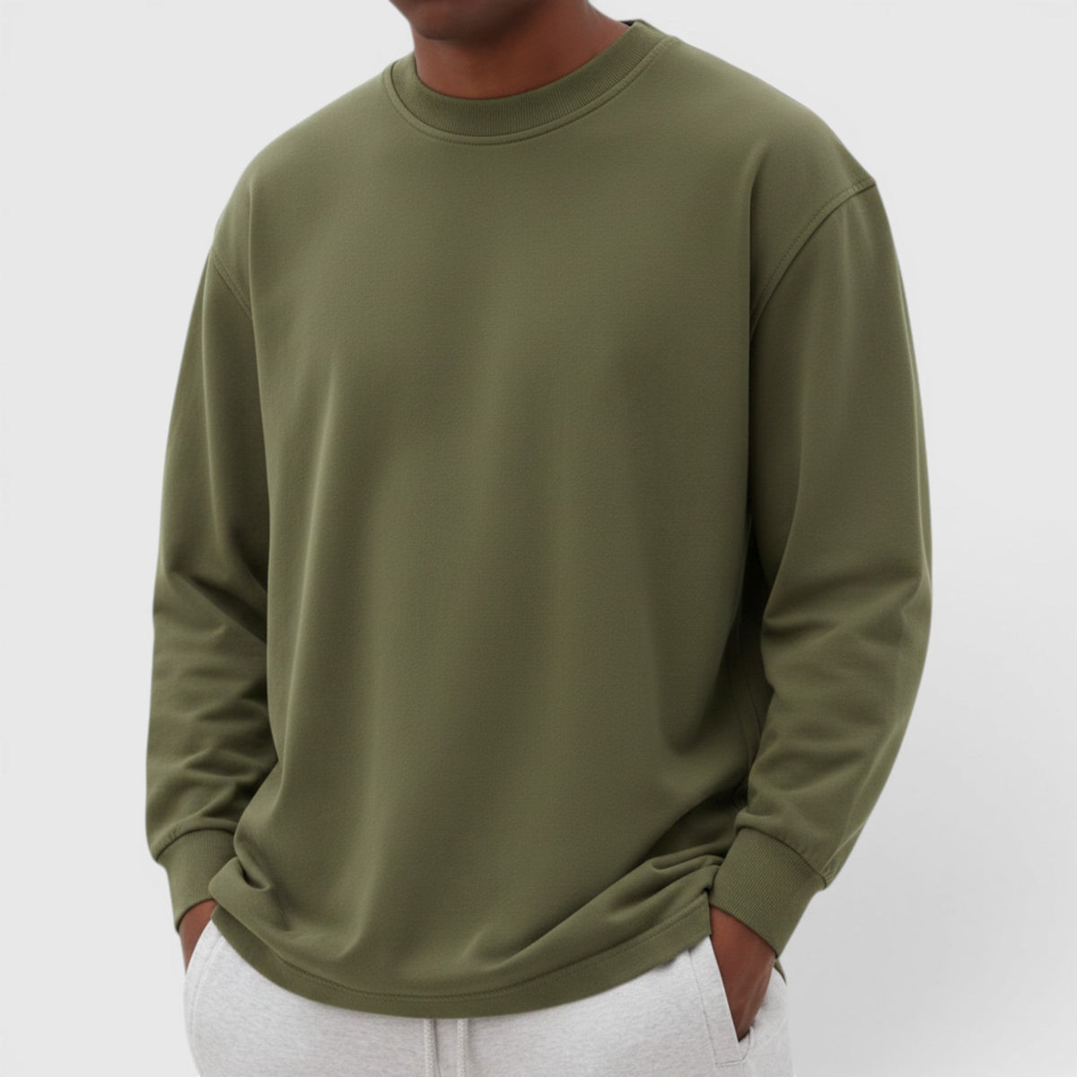 Nicholas Cotton Mockneck Longsleeve Shirt