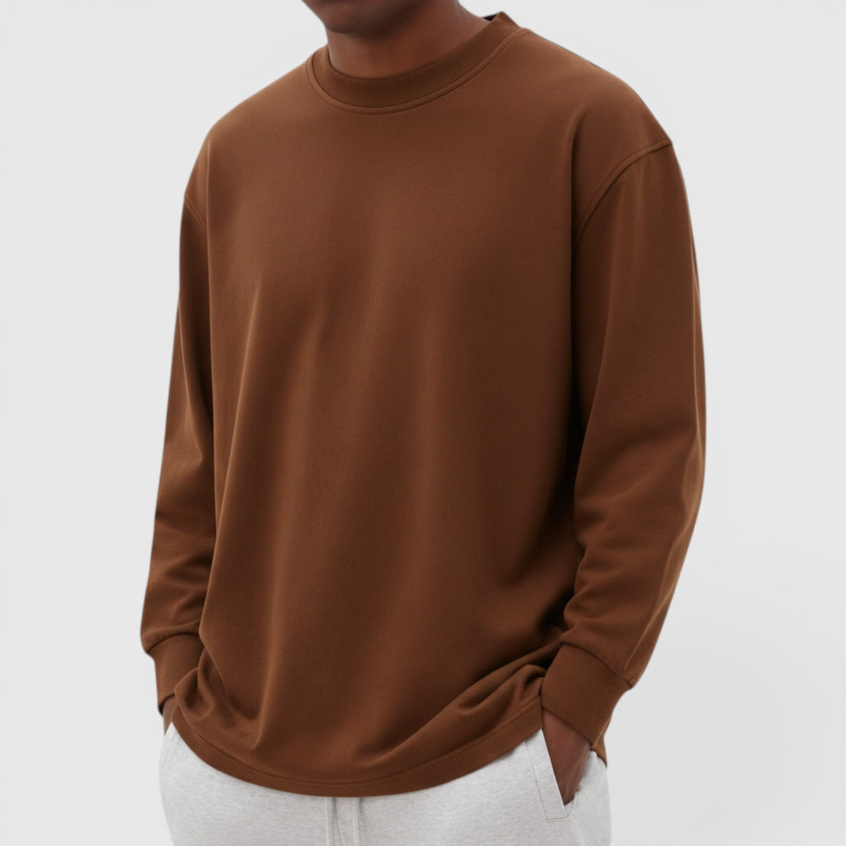 Nicholas Cotton Mockneck Longsleeve Shirt