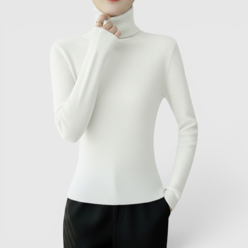 Freya Cozy Turtleneck Knit Sweater