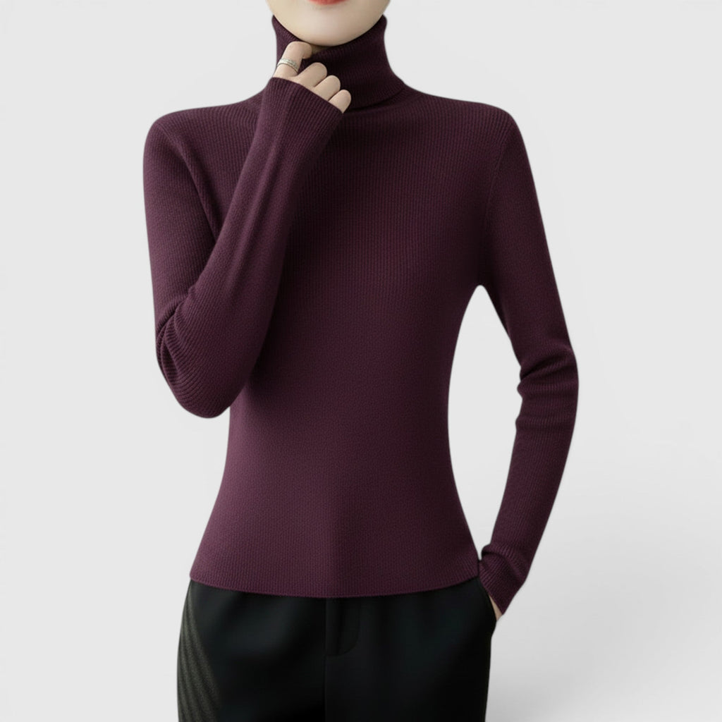 Freya Cozy Turtleneck Knit Sweater