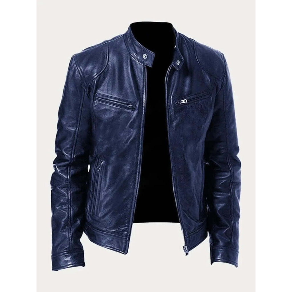Rory Biker-Style Leather Jacket