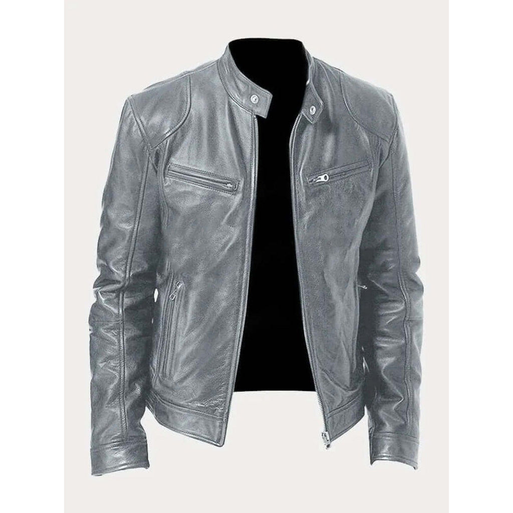 Rory Biker-Style Leather Jacket