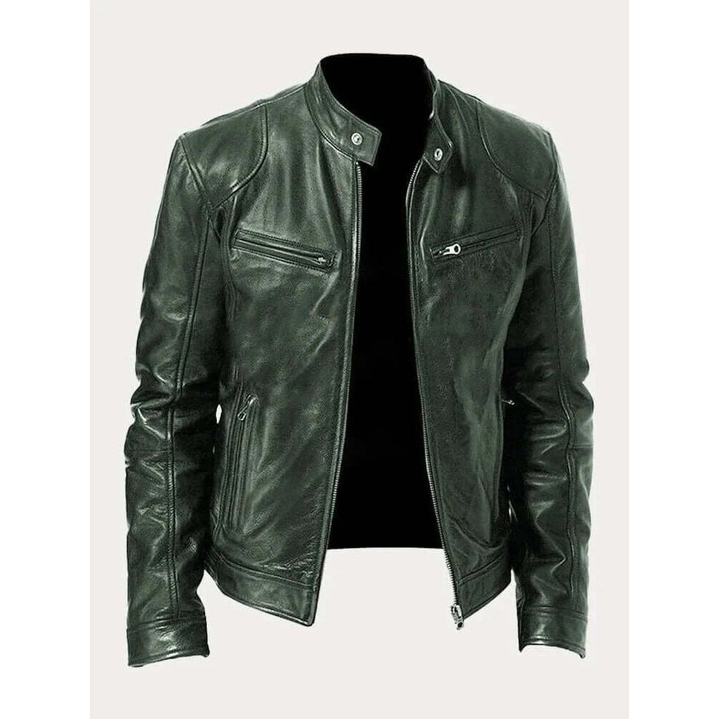 Rory Biker-Style Leather Jacket