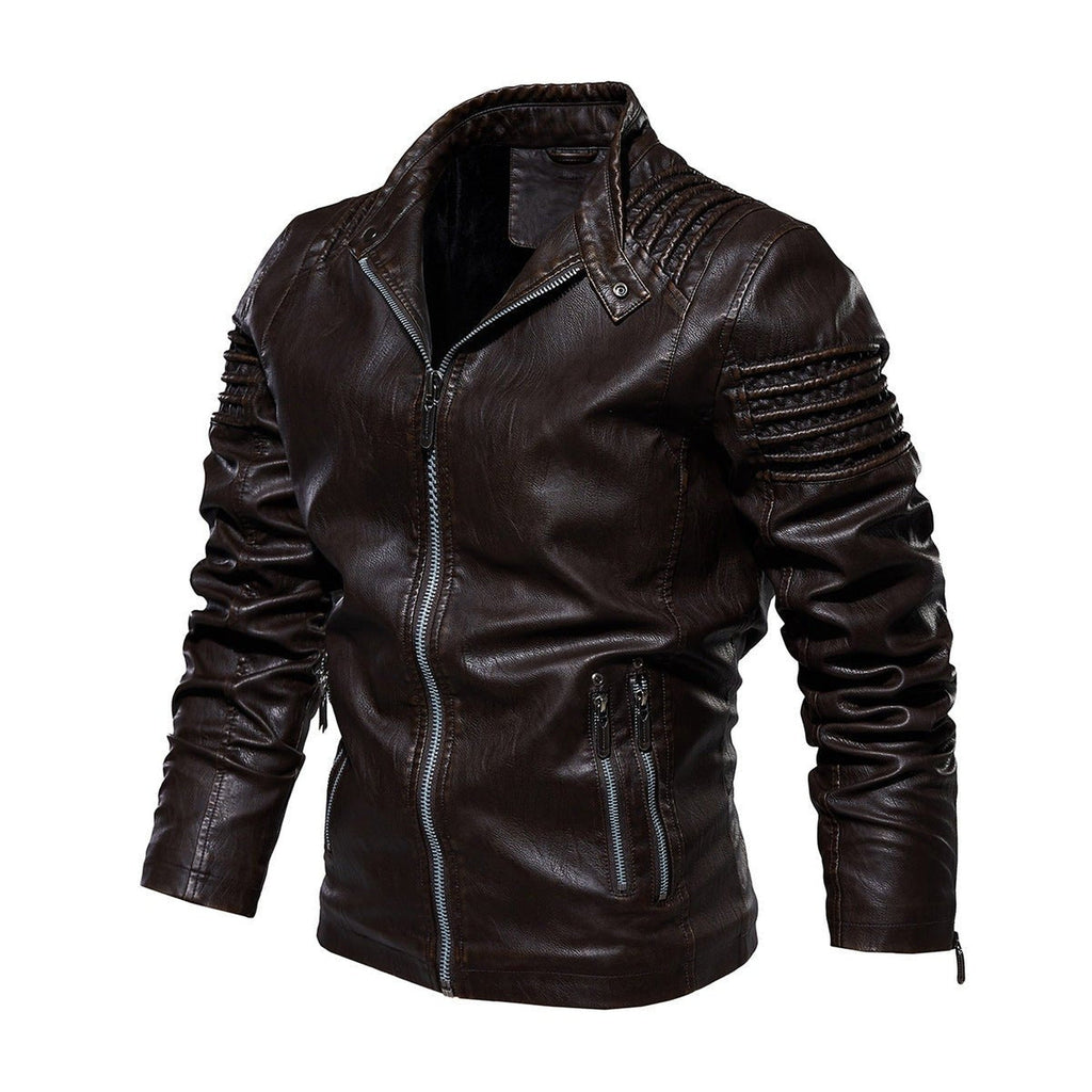 Tristan Moto Faux Leather Jacket