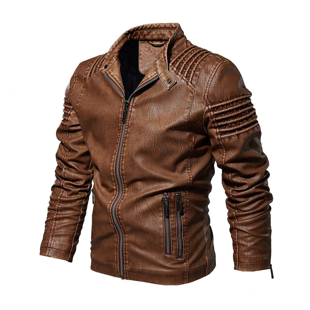 Tristan Moto Faux Leather Jacket