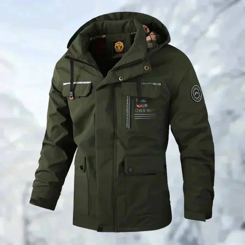 Gareth Waterproof Hooded Parka green – Mance Wear men's parka