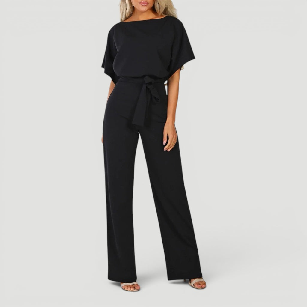Elin High Waisted Wide Leg Jumpsuit