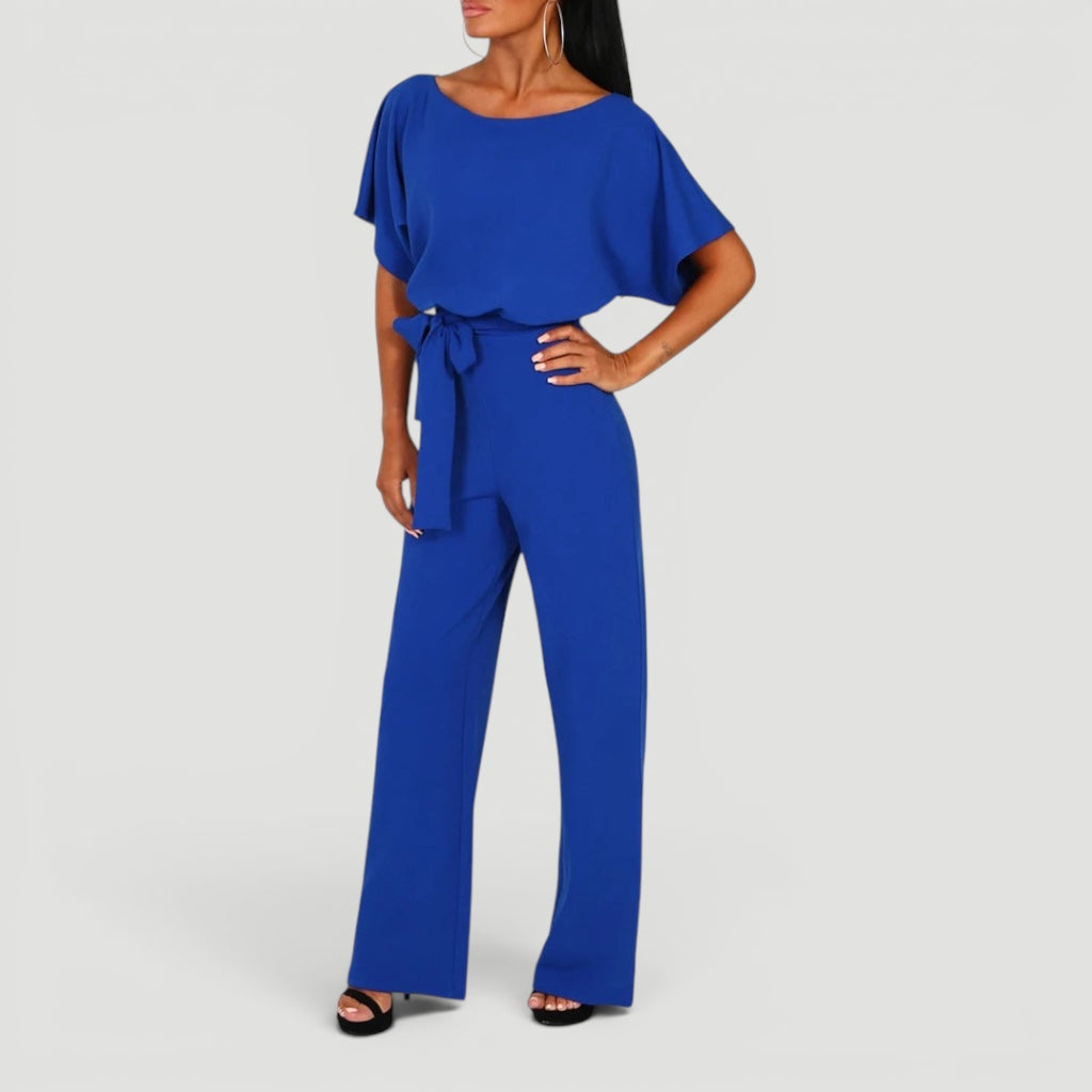 Elin High Waisted Wide Leg Jumpsuit