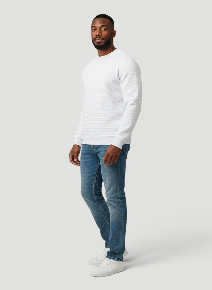 Harvey | Men’s Soft Lightweight Crew Neck Winter Sweater