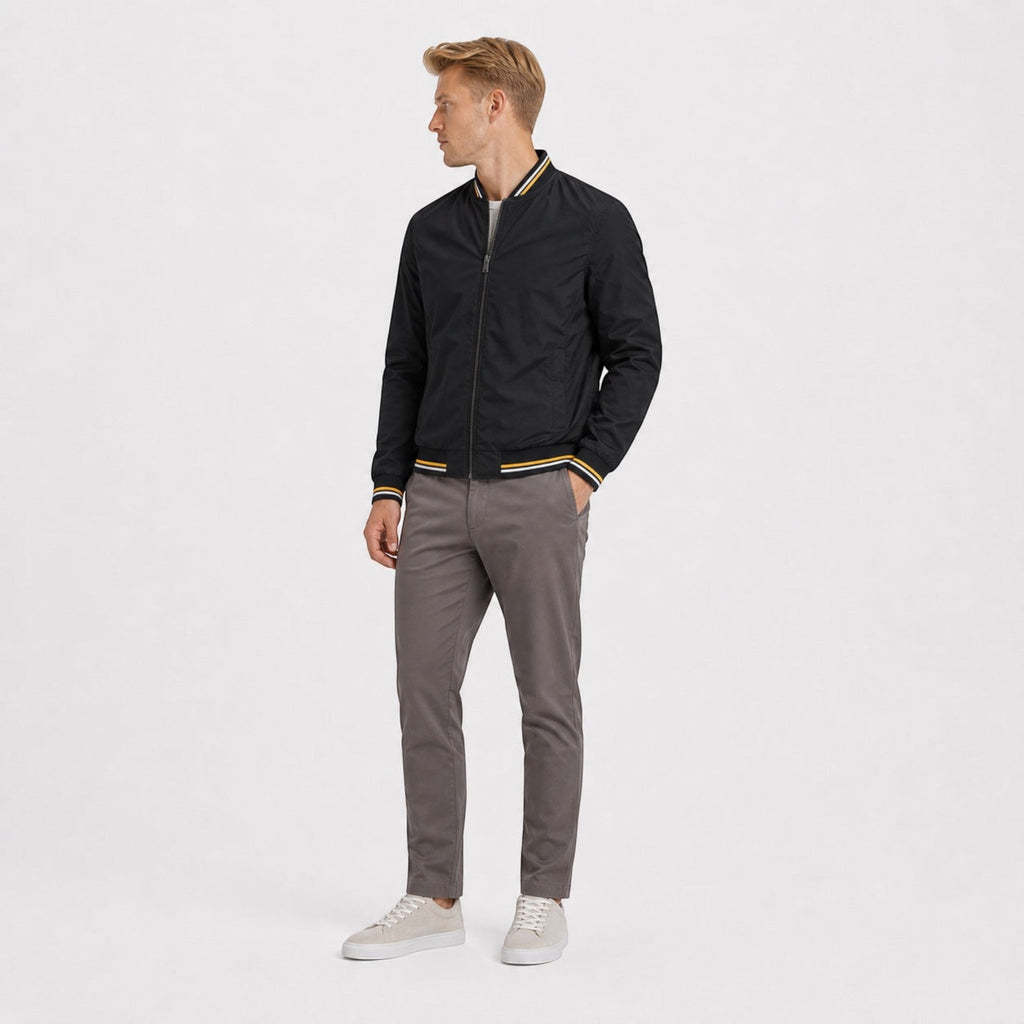 Derek | Bomber Jacket Men's Regular Fit Spring Fall Jacket