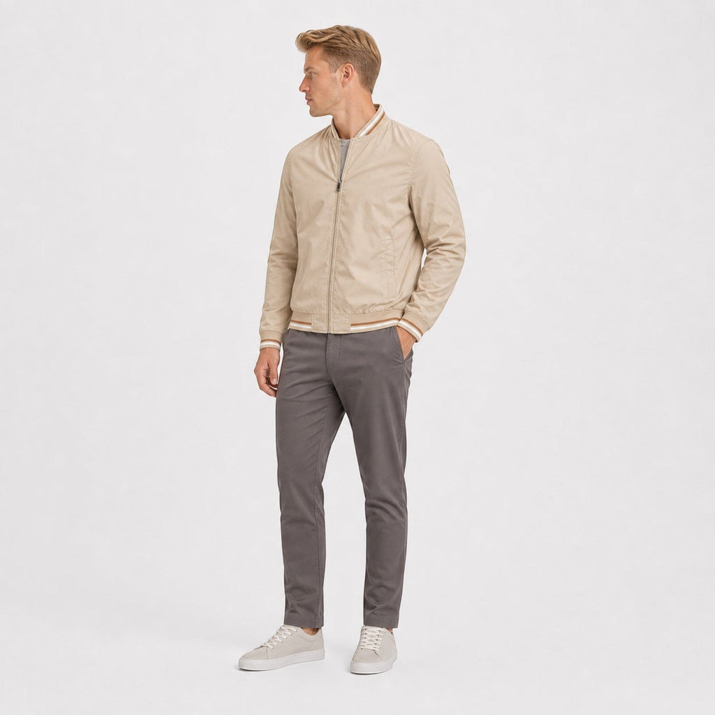 Derek | Bomber Jacket Men's Regular Fit Spring Fall Jacket