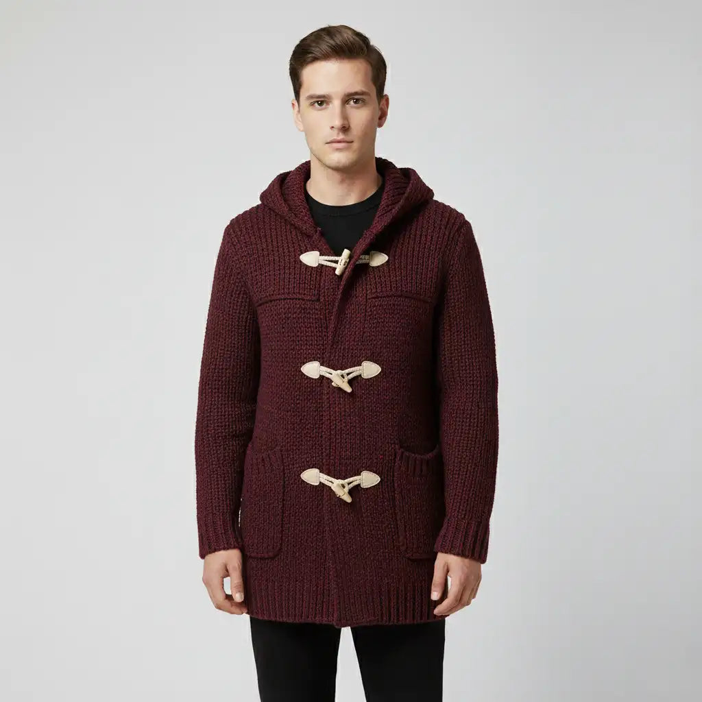 Cardigan Hooded Wool Nord