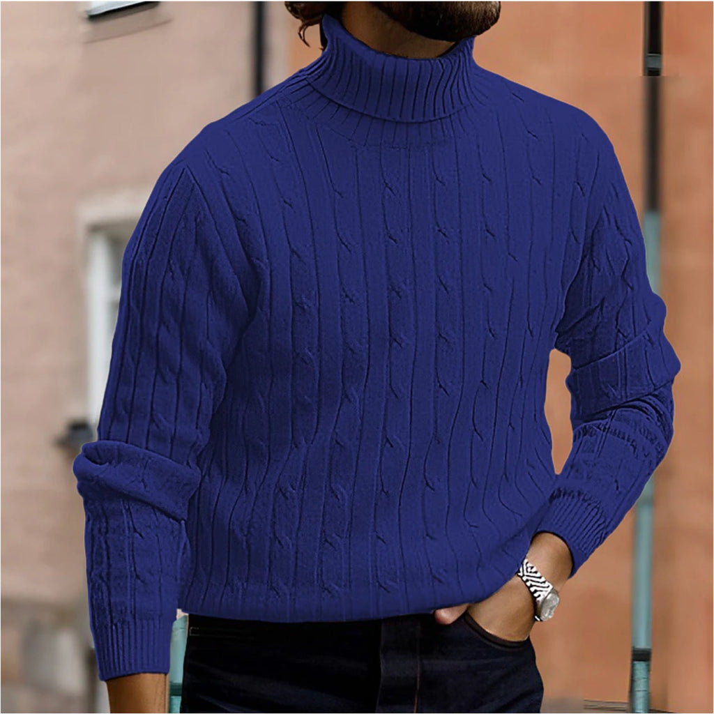 Jasper Cable Knit Turtleneck Sweater