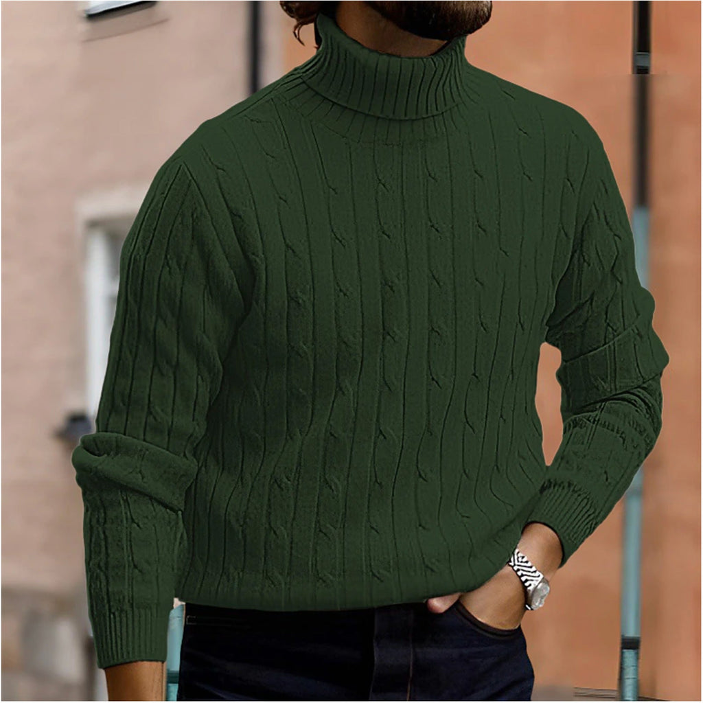 Jasper Cable Knit Turtleneck Sweater