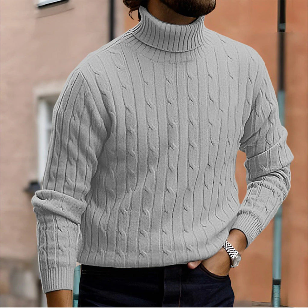 Jasper Cable Knit Turtleneck Sweater