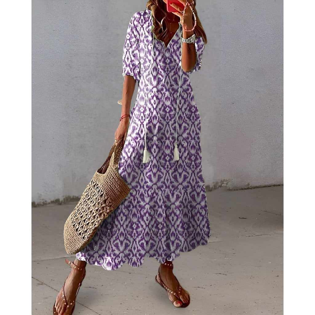 Ariana Boho Flowy Coverage Dress