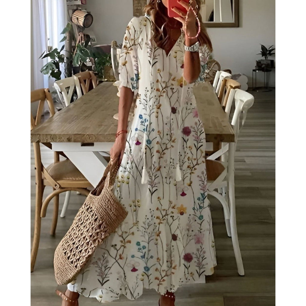 Ariana Boho Flowy Coverage Dress
