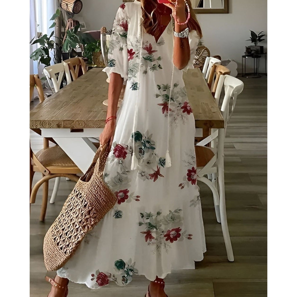 Ariana Boho Flowy Coverage Dress