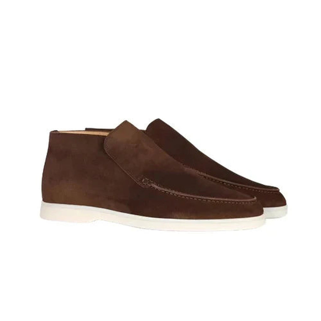 Elsie Suede Shoes brown – Mance Wear women's shoes
