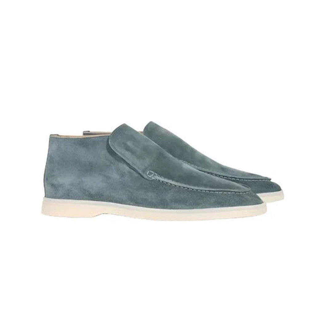 Elsie Suede Shoes green – Mance Wear women's shoes