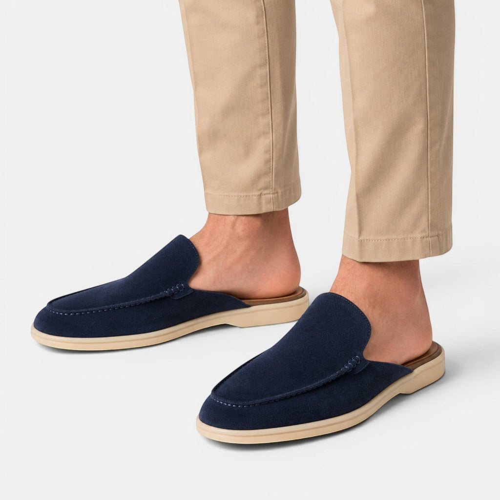 Caleb Breathable Suede Mules