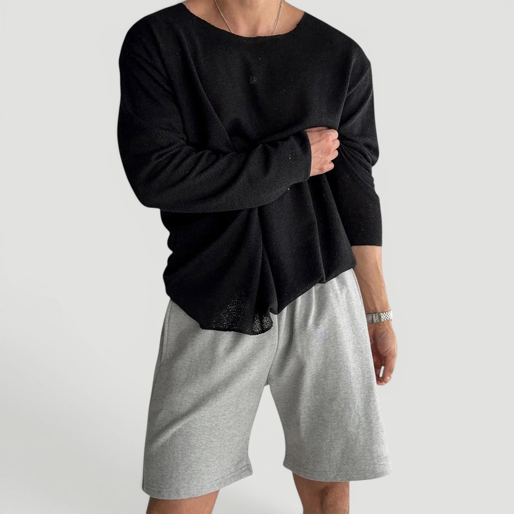 Hugo | Men’s Knit Shirt Comfortable All Season Wear